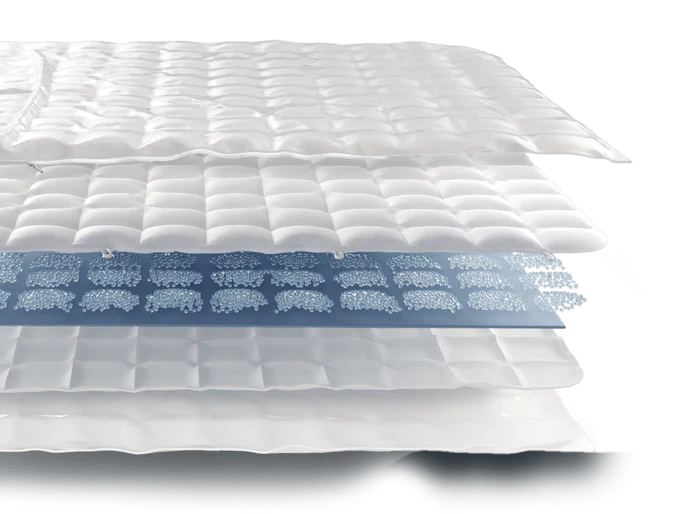 A close look at what is inside Cosy House Collectionās Weighted blanket.
