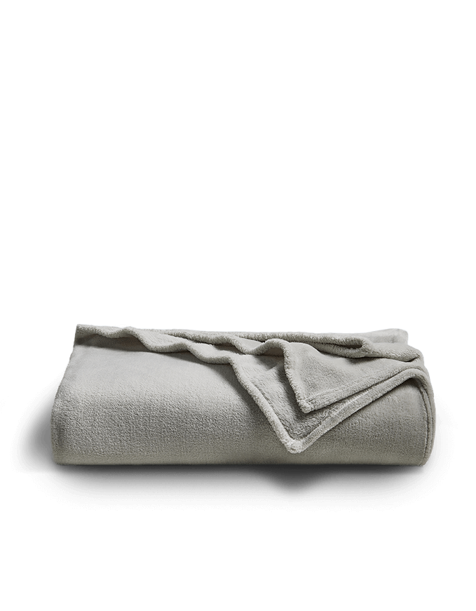 A folded Everyday Fleece Blanket.
