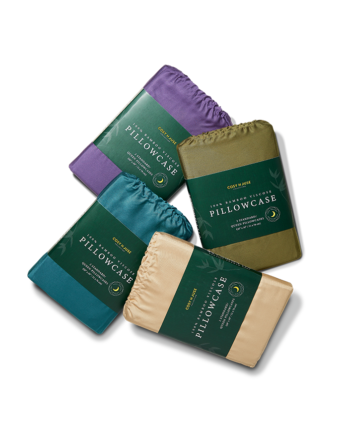 100 Bamboo Pillowcases Cosy House Collection