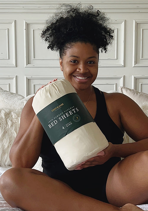 100 Bamboo Bed Sheets Cosy House Collection