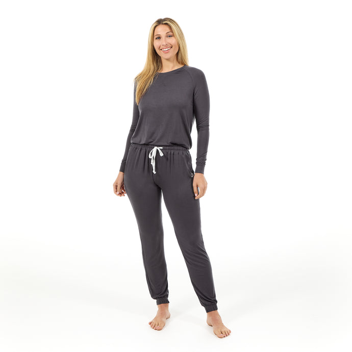 Women’s Bamboo Loungewear Long Sleeve Top & Pants Set