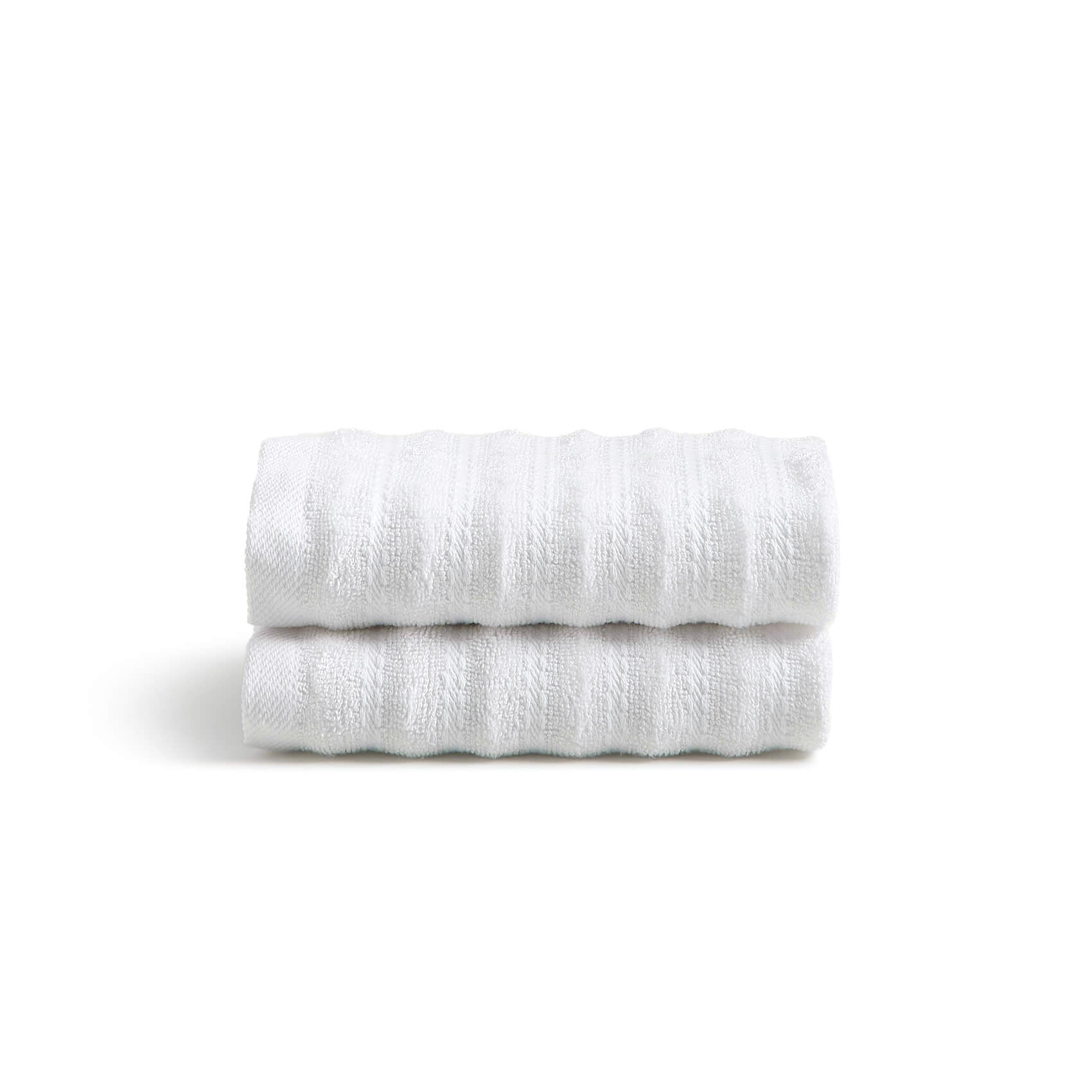 Luxury Towel Set - Washcloth (2-Pack) / White